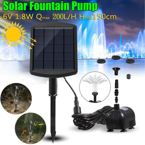Solar power fountain - solar,