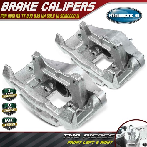 Front brake caliper - front, with