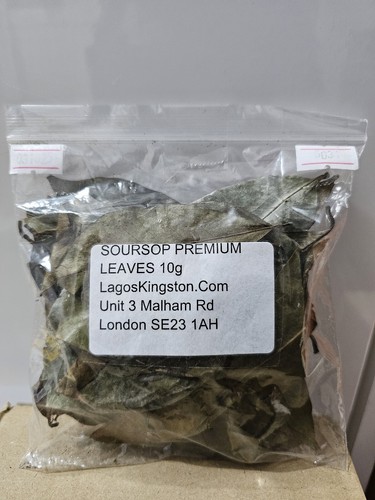 Organic dried soursop - , leaves