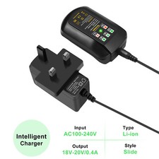18/20V Li-ion Charger for Worx WA3511 WA3512 WA3520 WA3525 WA3575 WG545 Battery