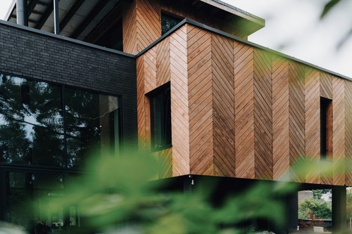 Cladding thermowood half lap - ,
