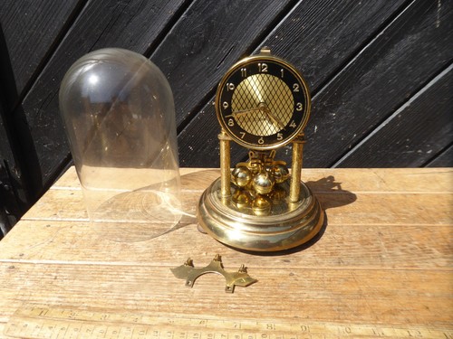 Vintage german made dome clock - vintage,