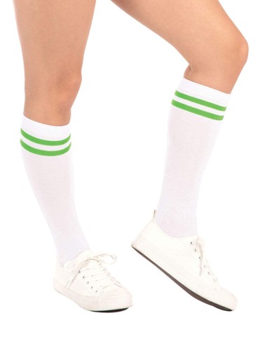 Green neon tube - neon, socks