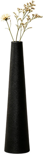 Black conic frosted - frosted, ceramic