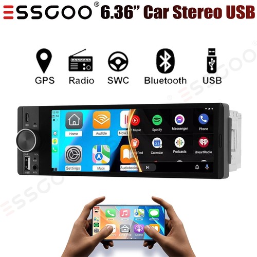 Single din car - 6.36"car, stereo
