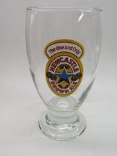 6" Beer Stem Glass ~ NEWCASTLE