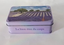 Savon de Marseille French Soap Tin - empty Holds 125g Bar