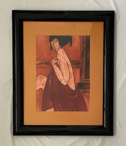 Framed glazed ceramic - framed, tile