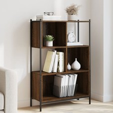 Bookcase Brown Oak 72x28x109