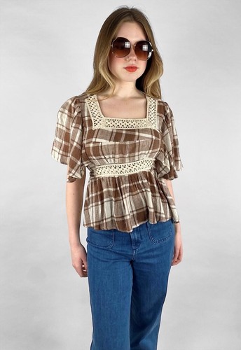 Vintage ladies brown - 70's,