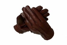Victorian Leather Men's Dress Gloves (Burgundy)