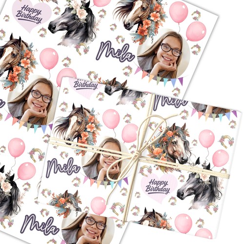 Personalised wrapping paper - personalised,