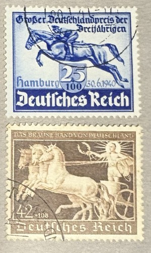 German reich stamped - german,