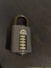 Henry Squire Cp60 Combination Padlock 5-Wheel 60Mm HSQCP60