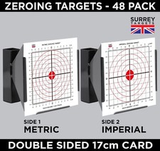 17cm ZEROING EXACTING TARGETS