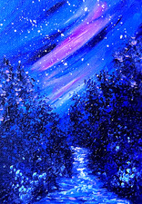 Northern Lights Aceo Artist