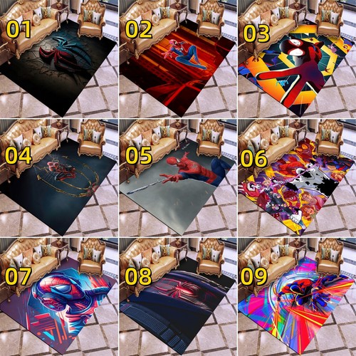 Spiderman rug area bedroom - spiderman,