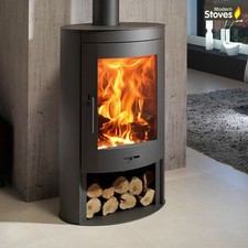 Oval Curved Wood Burning