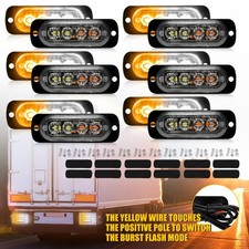 12x 4 LED Strobe Light Bar Car