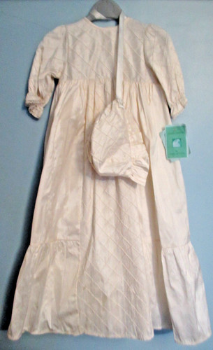 Long cream embroidered silk - long,