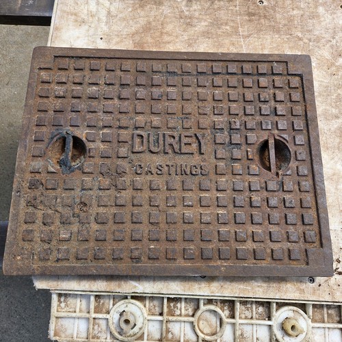 Reclaimed cast iron manhole - cast,