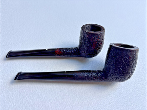 Dunhill shell briar pair - shell,