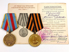 Soviet Medals For Liberation