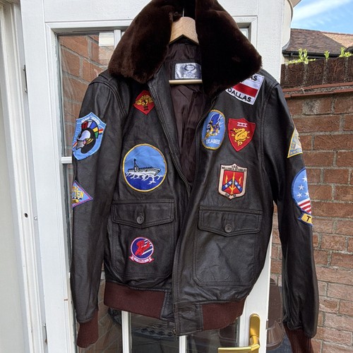 Bison leather bomber - bison, g-1