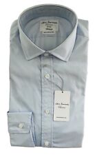 T.M. Lewin Fitted Shirt 14.5/33.5 BNWT Blue John Francomb New TM Long Sleeve