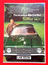 1971 FORD CORTINA Mk3 Sales Brochure - GXL GT XL L Saloon Estate Colours - MINT!