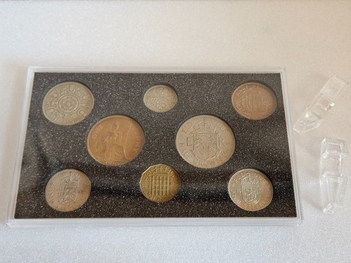 Set 1963 coins mounted - coins,