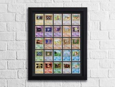 Black 25 Trading Card Frame