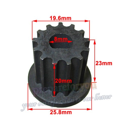 13t front gear - pinion, sprocket