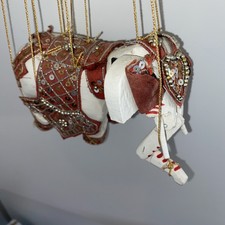 Vintage Wooden Elephant