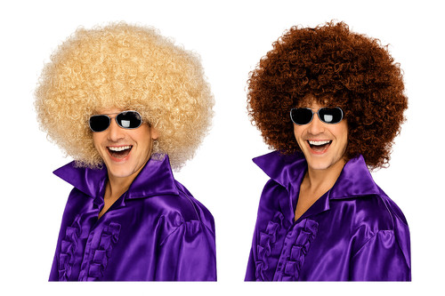 Mens afro short wig fancy - mens,