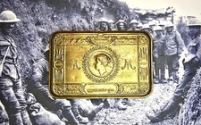 1914 Princess Mary Christmas Tin WW1 Gift Set Complete W/ Card & Packs. Rare