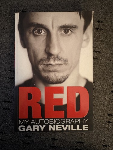 Gary neville signed book - signed,