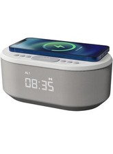 i-box Dawn Alarm White Bedside