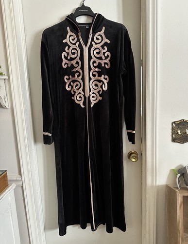 Joan rivers hooded maxi robe - hooded,