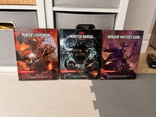D&D 5E 2014 Rulebooks | Players Handbook, Monster Manual & Dungeon Masters Guide