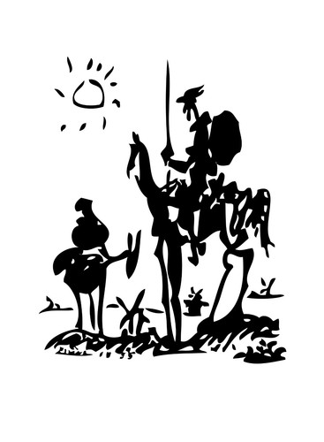 Pablo picasso don quixote - -,