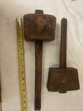 Vintage Carpenters Mallets X 2