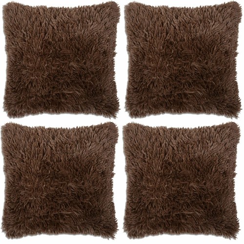 Faux fur cushion covers - 4,