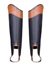 Horse Half Chaps Black & Brown