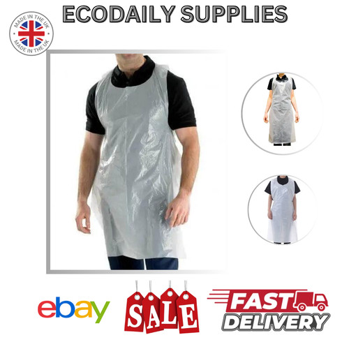 Disposable plastic aprons - plastic,