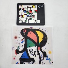 Joan Miro Sliding Puzzle Der Rucksackmann 1970 EVC art toy  fiddle fun swap gift