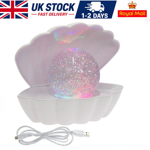 Pearl glitter lamp - lamp, shell