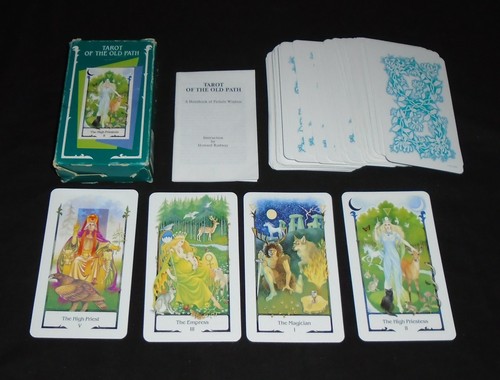 Vintage tarot the old path - of,
