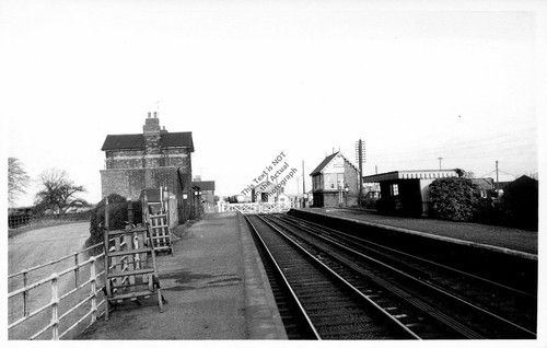 1961 cowbit train station - cowbit,