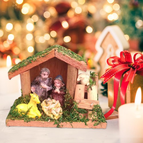 Nativity manger scene ornament - nativity,